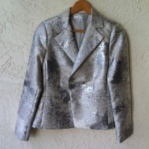 CAbi Chalet Metallic Jacket Like New